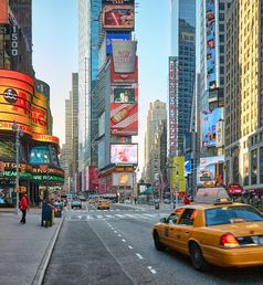 Yellow Cabs in New York